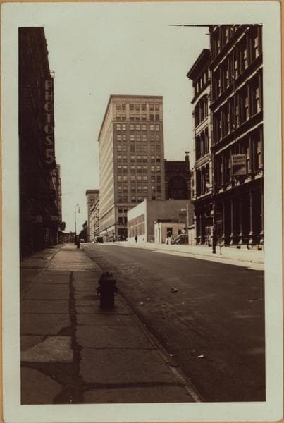 Manhattan: Worth Street - Lafayette Street, 1938