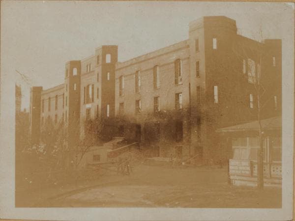 Manhattan: Central Park - [View of the Arsenal Building.], 1924
