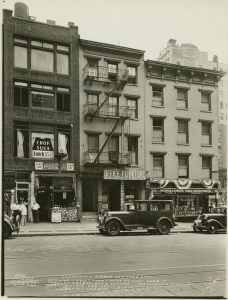 Seventh Avenue #229-25 - 23rd Street looking east, 1935-08-22