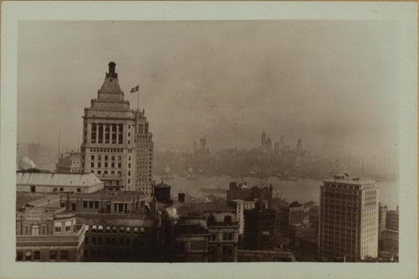 General view - [Manhattan - Battery Place - West Street - Whitehall Building.], 1929