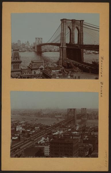 Bridges - Brooklyn Bridge - [Manhattan - East River - Brooklyn.], 1898–1900