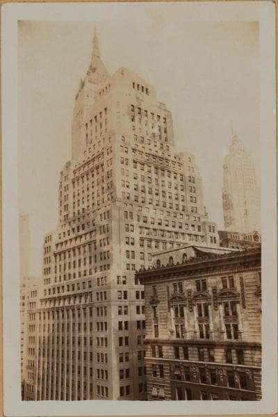 Manhattan: Broad Street - Exchange Place, 1931