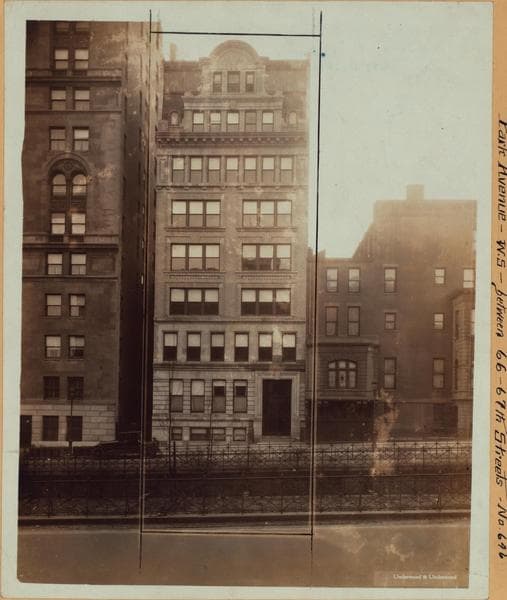 Manhattan: Park Avenue - 66th Street, 1920