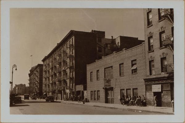Manhattan: Houston Street (East - Mangin Street, 1939