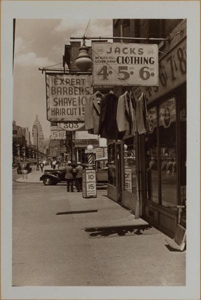 Manhattan: Bowery - 1st Street (East), 1938