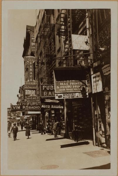 Manhattan: Cortlandt Street - Greenwich Street, 1933–1936