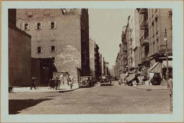 Manhattan: Thompson Street - Spring Street, 1937
