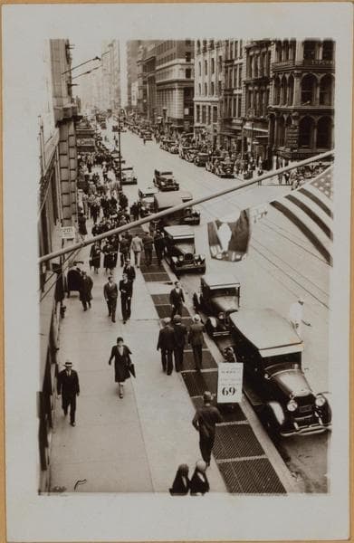 Manhattan: Broadway - Worth Street, 1935