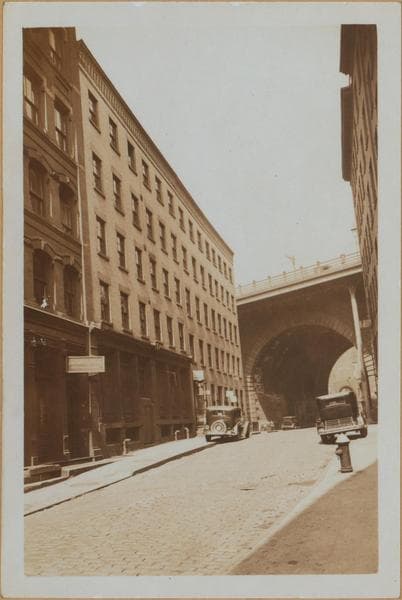 Manhattan: Cliff Street - Frankfort Street, 1934