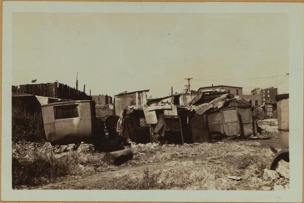 Squatters Colony - Columbia Street - Brooklyn., 1934
