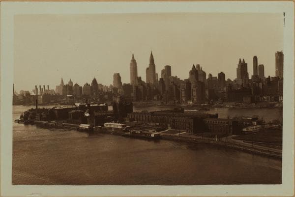 Islands - Welfare Island - [Midtown Manhattan skyline.], 1930–1933