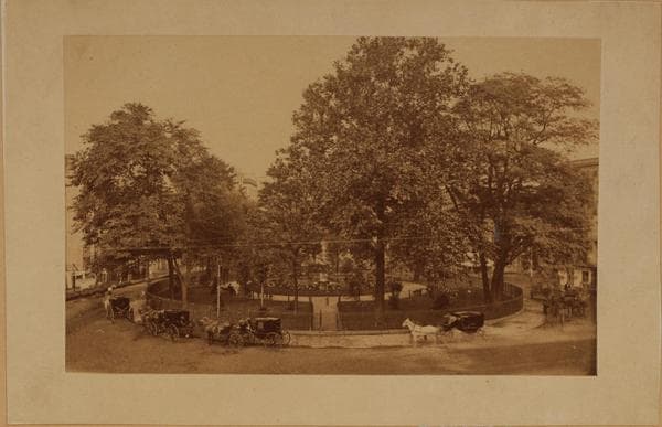 Manhattan: Broadway - Battery Place, 1871