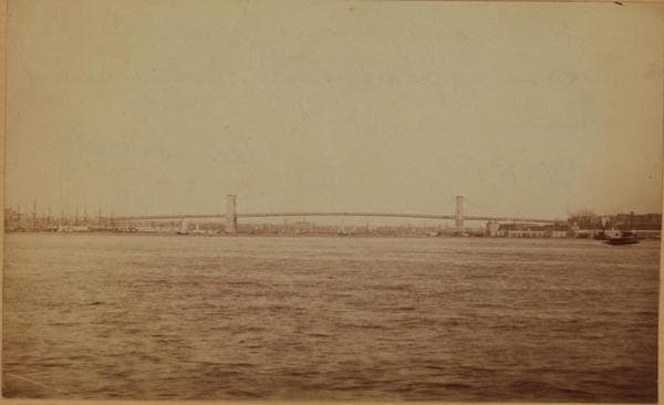 Bridges - Brooklyn Bridge - [Midstream on the East River.], 1900