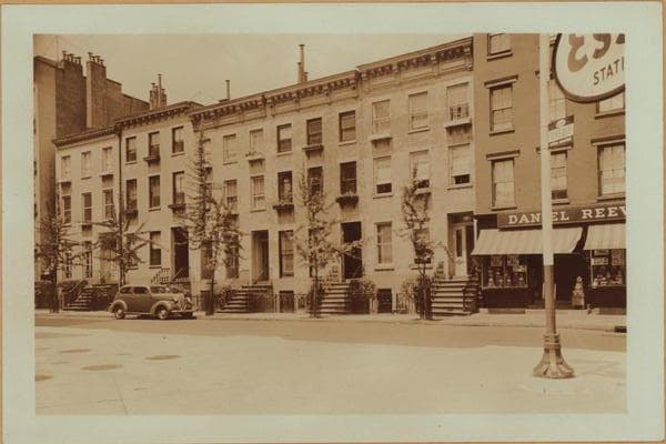 Manhattan: Perry Street - Waverly Place, 1937