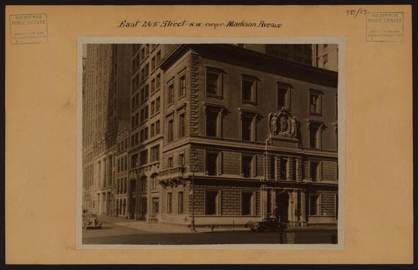 Manhattan: 26th Street (East) - Madison Avenue, 1938