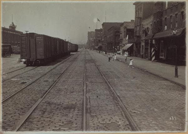 Manhattan: West Street - Clarkson Street, 1918