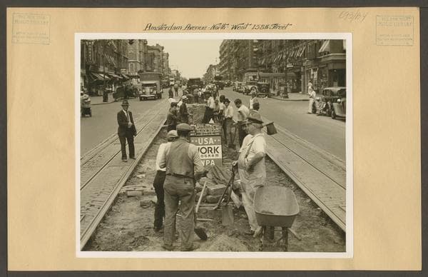 Manhattan: Amsterdam Avenue - 158th Street, 1936