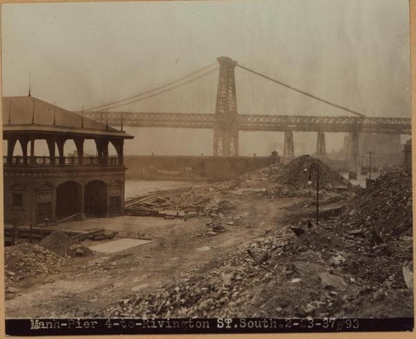 Manhattan: Rivington Street - South Street, 1937