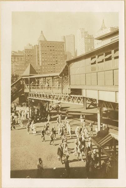 Manhattan: Battery Park South Ferry Terminus., 1930