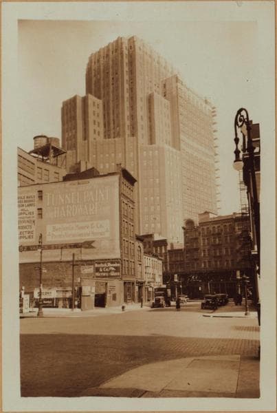 Manhattan: North Moore Street - Varick Street, 1932