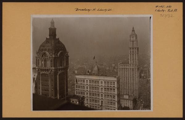 Manhattan: Broadway - Liberty Street, 1918