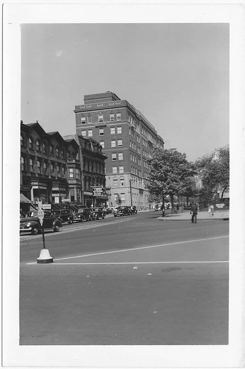 Greene Avenue at Oxford Street and Fulton Street, to North, Brooklyn, 1942-05-13