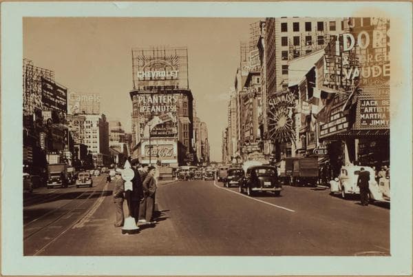 Manhattan: Broadway - 45th Street, 1937