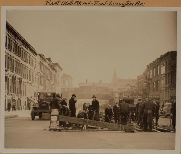 Manhattan: 116th Street (East) - Lexington Avenue, 1937
