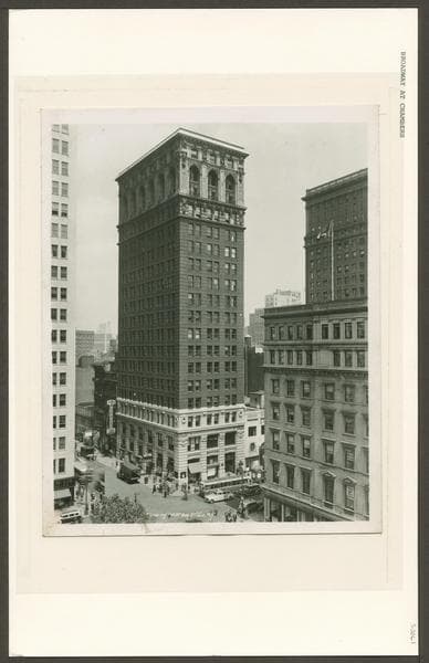 Broadway - Chambers Street, looking northwest