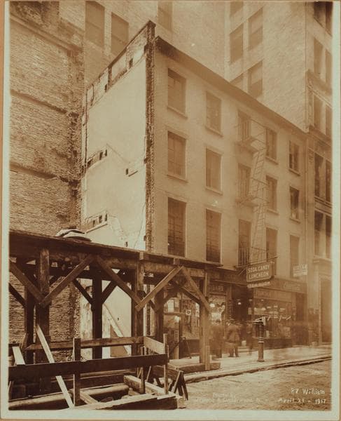 Manhattan: William Street - Maiden Lane, 1917