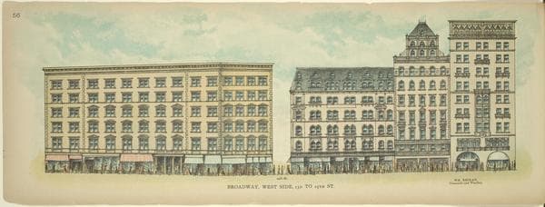 Broadway, West Side. 23rd to 25th St., 1899
