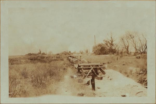 Islands - Plumb Island - Brooklyn - [Plumb Beach Channel - Wooden walk.], 1937
