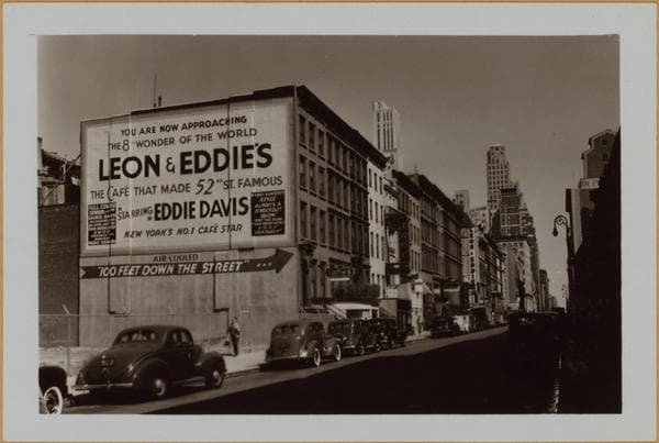 Manhattan: 52nd Street (West) - 6th Avenue, 1940