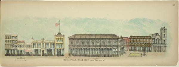 Broadway, East Side. 34th to 37th St., 1899