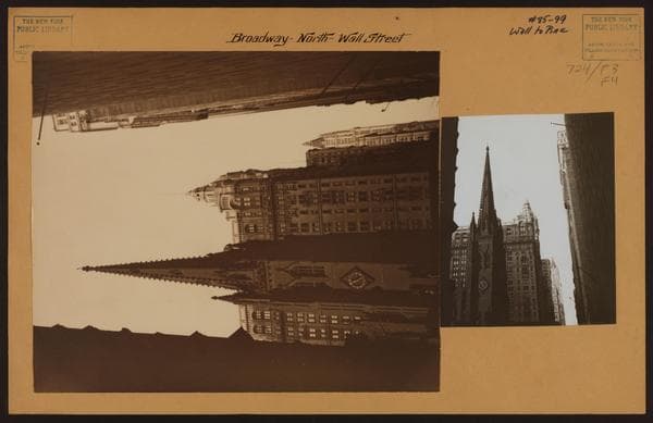 Manhattan: Broadway - Wall Street, 1936