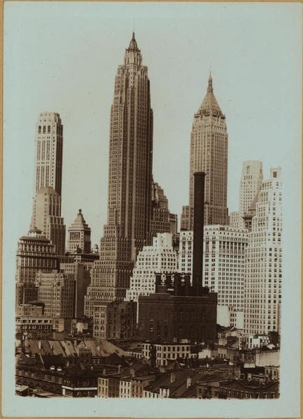 General view - Lower Manhattan., 1940