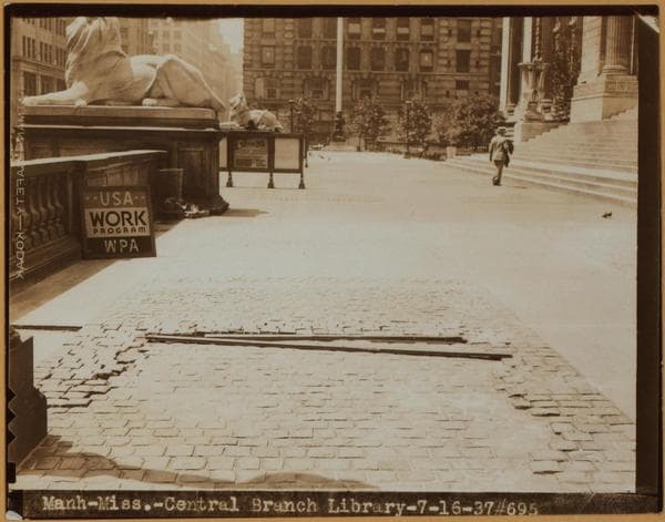 Manhattan: 5th Avenue - 40th Street, 1937