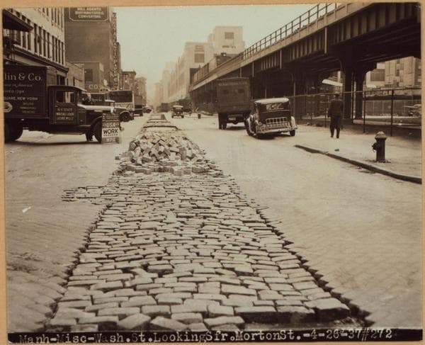 Manhattan: Washington Street - Morton Street, 1937