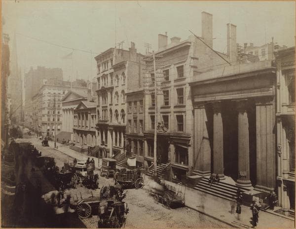 Manhattan: Wall Street - William Street, 1880-1883