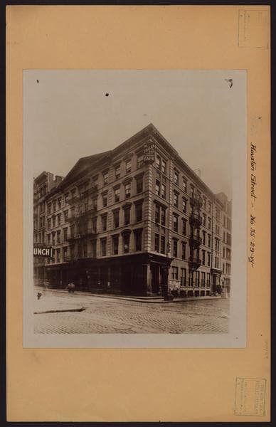 Manhattan: Houston Street (West - Greene Street, 1920