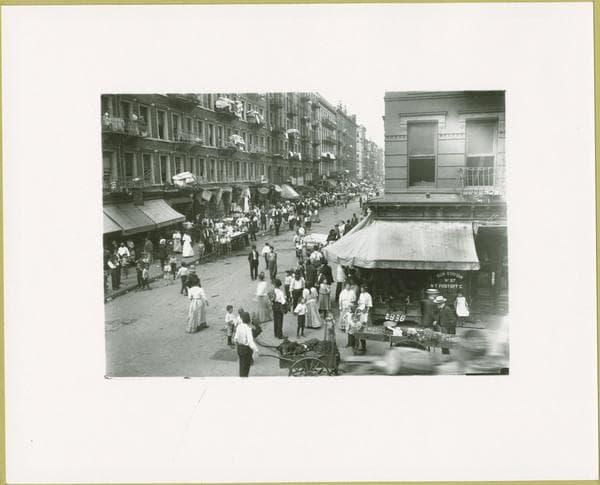 Rivington St. at Orchard St. c. 1910., 1910