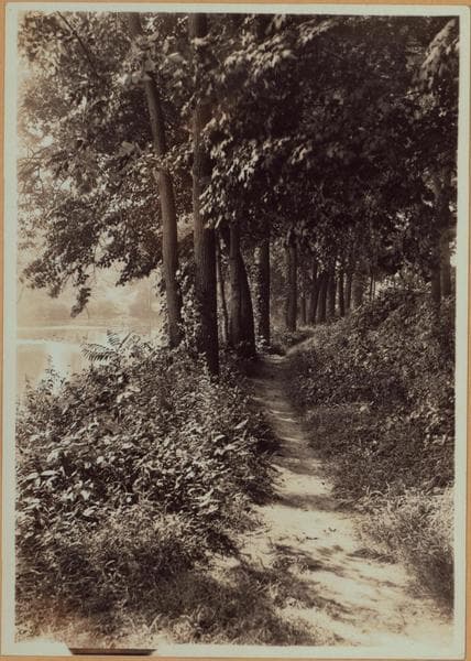 Richmond:] Staten Island - Clove Lakes Park - [View of walk path skirting Clove Lake., 1910