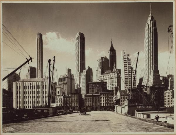 Manhattan: South Street - Old Slip, 1938