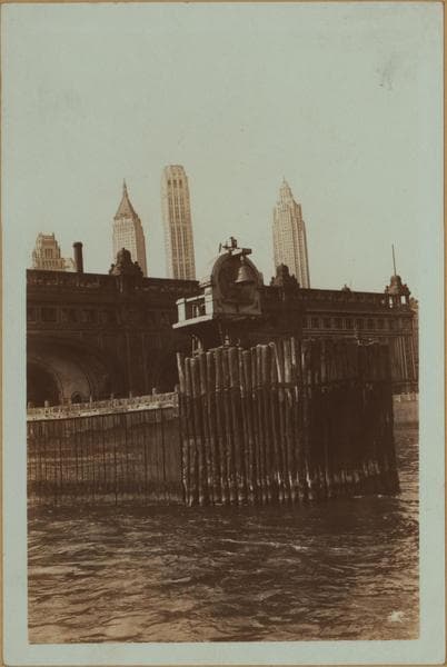 East River - Pier 1 - Battery Park, Manhattan - [Bank of Manhattan - City Bank-Farmers Trust Company - 60 Wall Street Tower.], 1930–1938