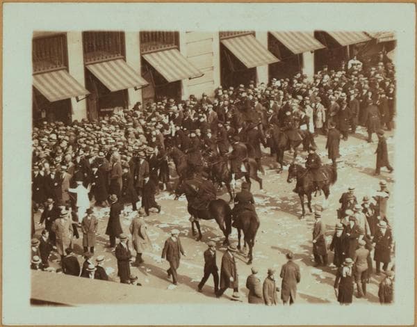 Strikes and demonstrations., 1934