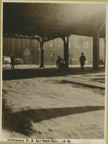 Greenwich Street - Battery Place, 1918-01-04