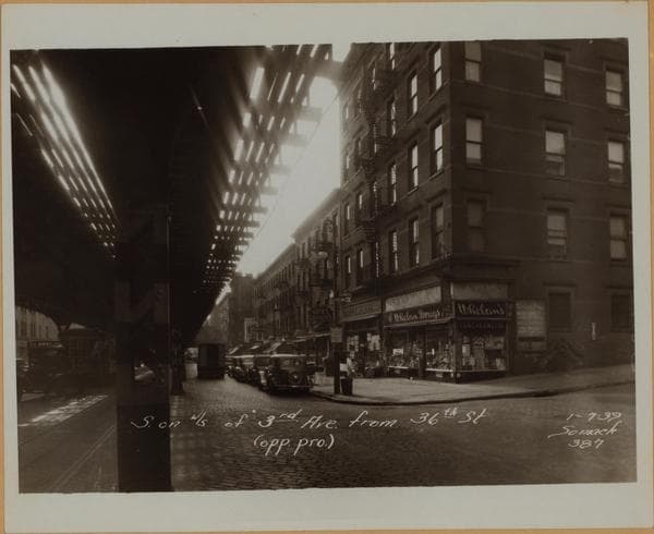 Manhattan: 3rd Avenue - 36th Street (East), 1939