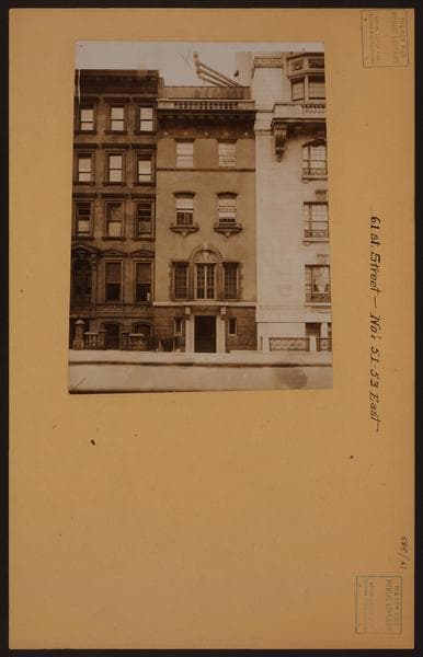 Manhattan: 61st Street (East) - Park Avenue, 1910