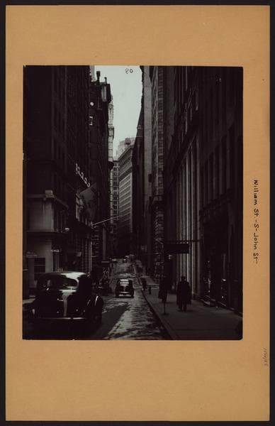 Manhattan: William Street - John Street