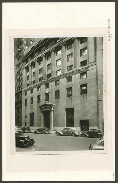 Broad Street #35-41, 1941